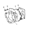 12H1315 - Gasket for front mounting plate to block (1500 diesel)